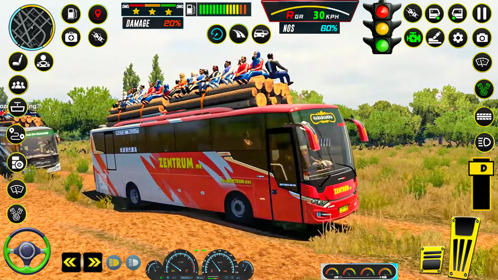اسکرین شات 3 بازی Bus Driving 3d: Bus Simulator