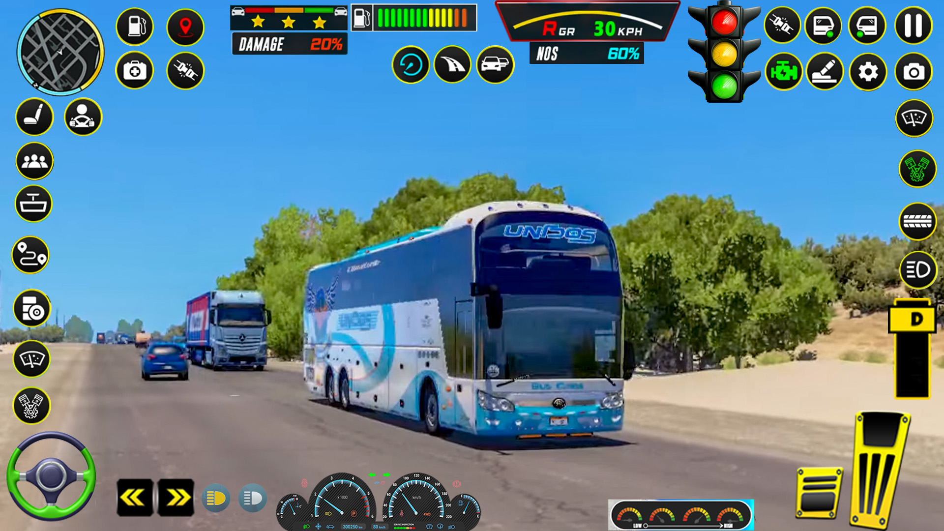 اسکرین شات 1 بازی Bus Driving 3d: Bus Simulator