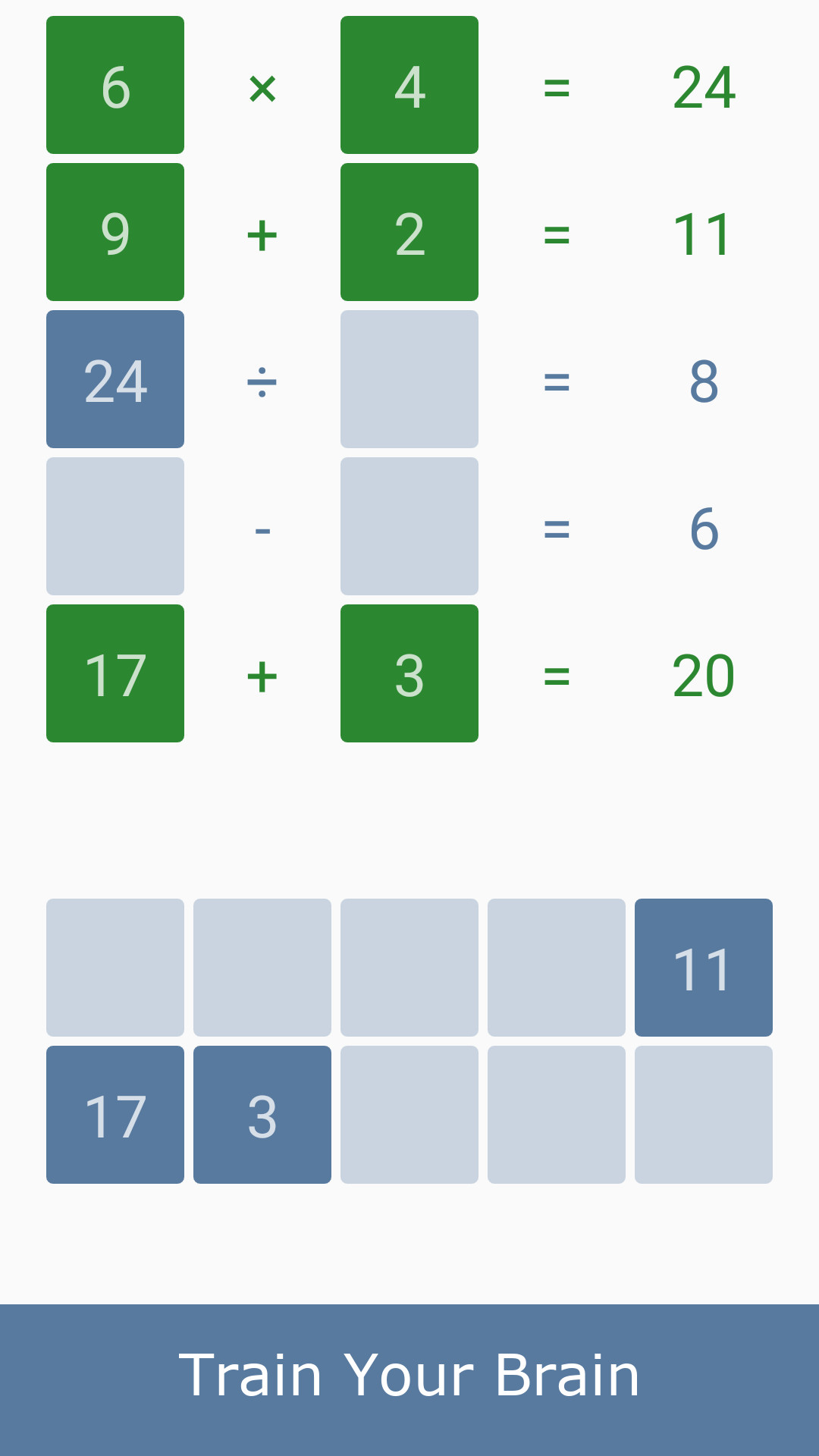 اسکرین شات 5 بازی Math games - Brain Training