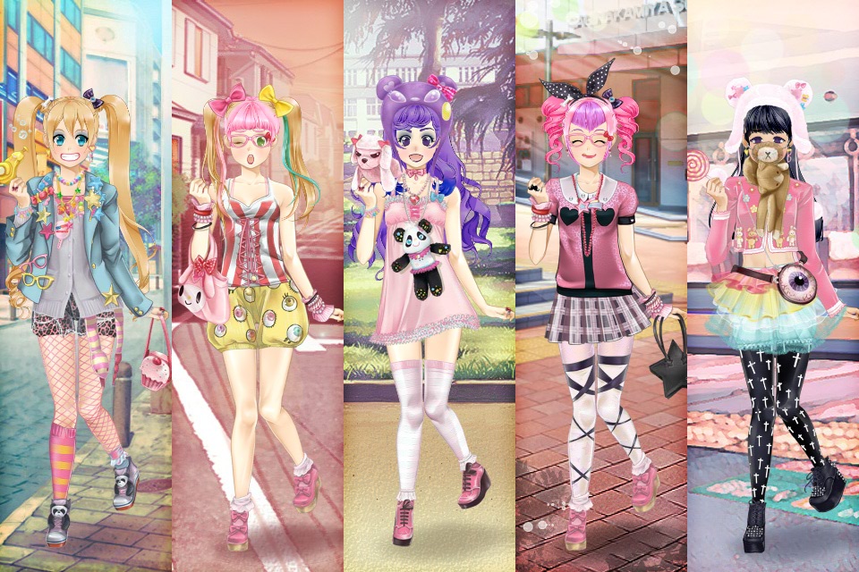 اسکرین شات 1 بازی Anime Avatar - Girl Dress Up