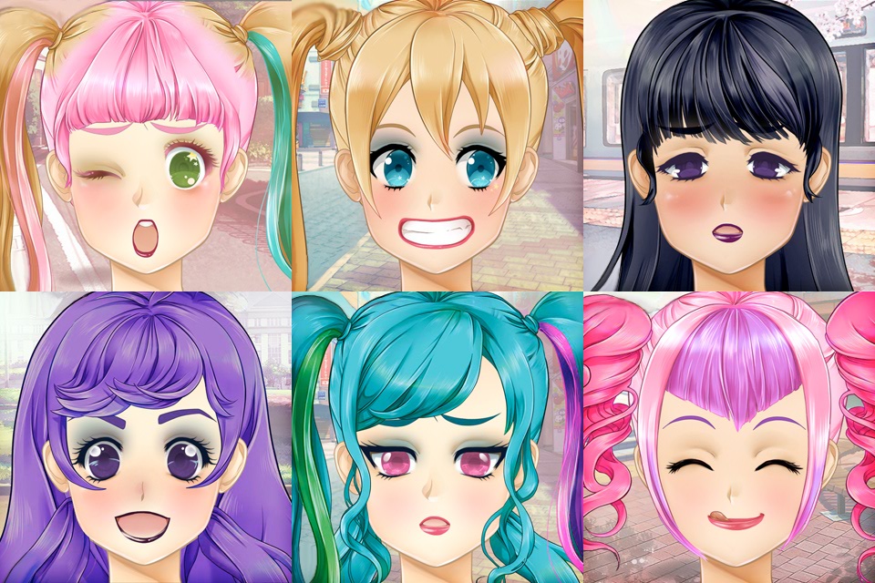اسکرین شات 2 بازی Anime Avatar - Girl Dress Up