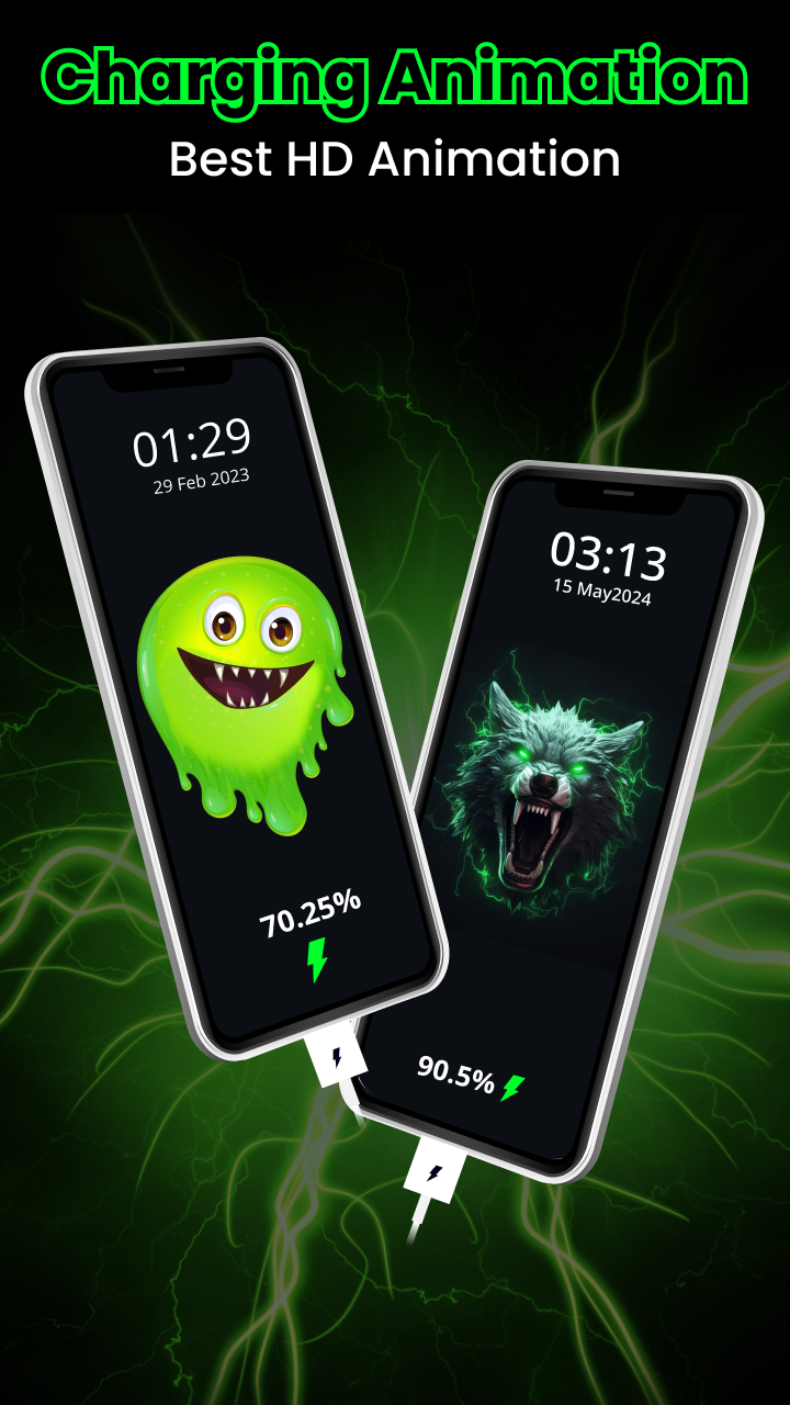 اسکرین شات 3 برنامه Battery Charging Animation