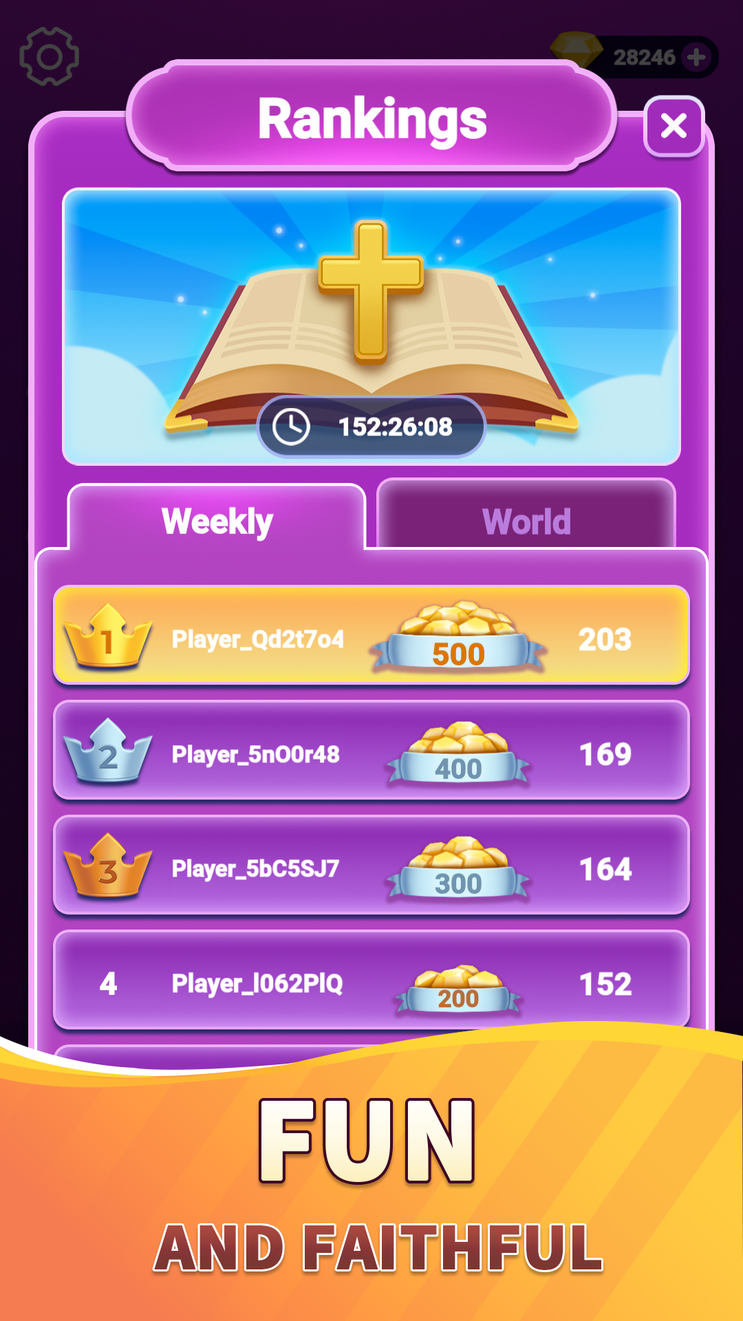اسکرین شات 5 بازی Bible Trivia - Bible Quiz Game