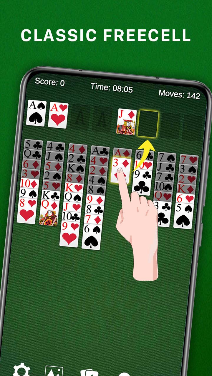 اسکرین شات 1 بازی AGED Freecell Solitaire