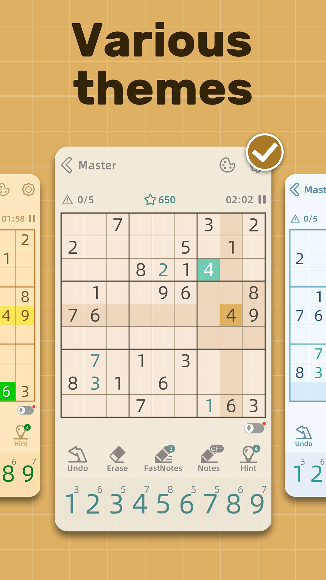 اسکرین شات 4 بازی AGED Sudoku