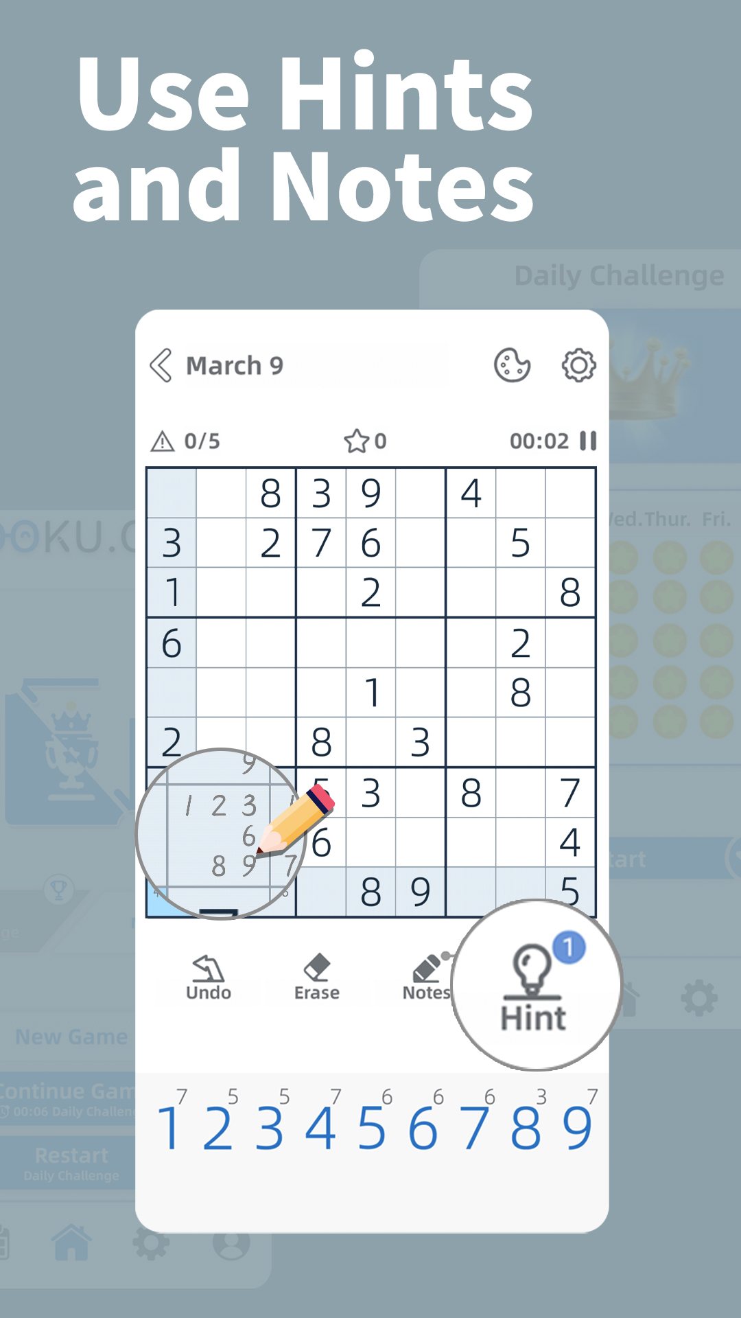 اسکرین شات 2 بازی AGED Sudoku