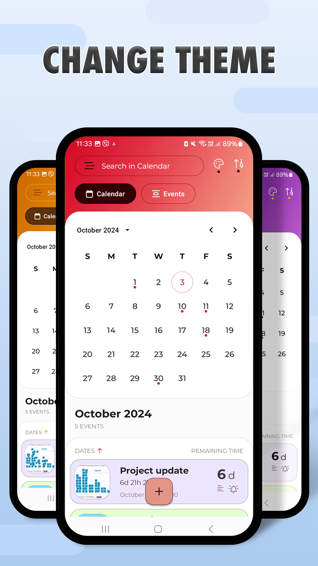 اسکرین شات 6 برنامه Calendar - Easy Planner