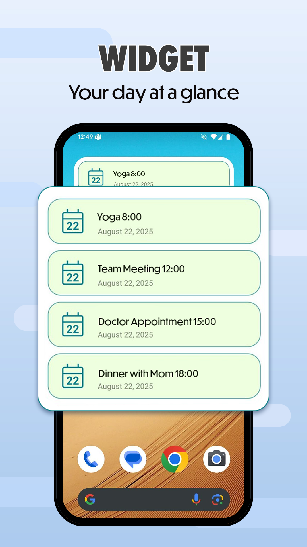 اسکرین شات 8 برنامه Calendar - Easy Planner