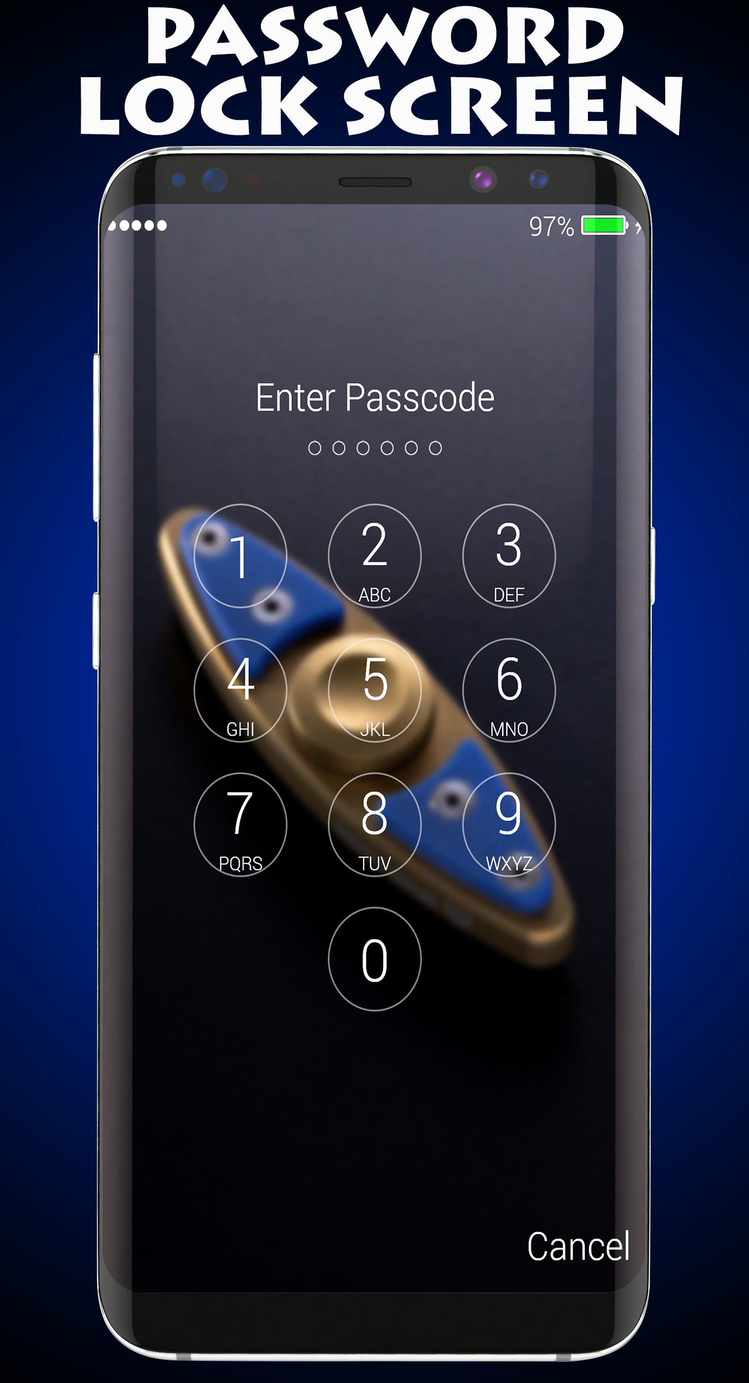 اسکرین شات 2 برنامه Spinner Wallpapers & Locker