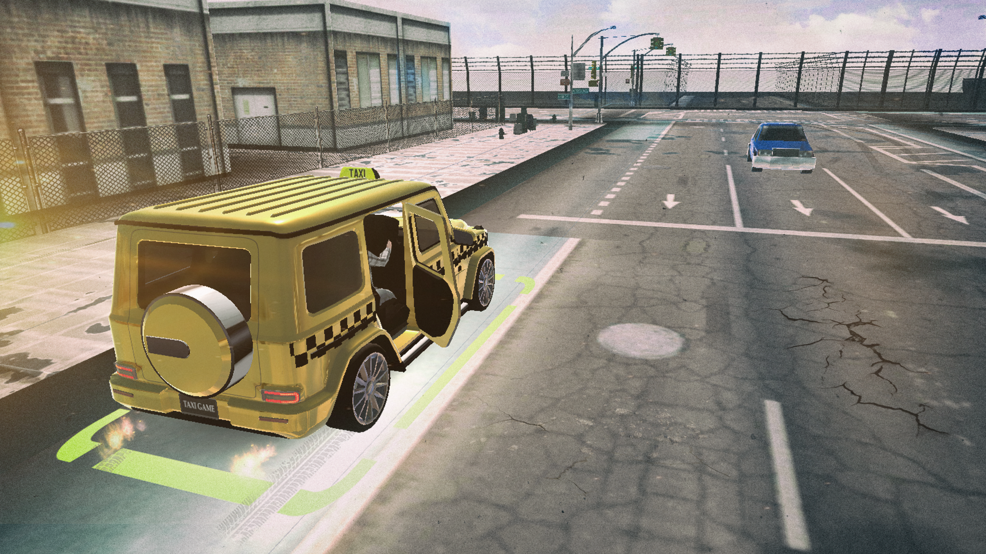 اسکرین شات 1 بازی City Taxi Driving Simulator