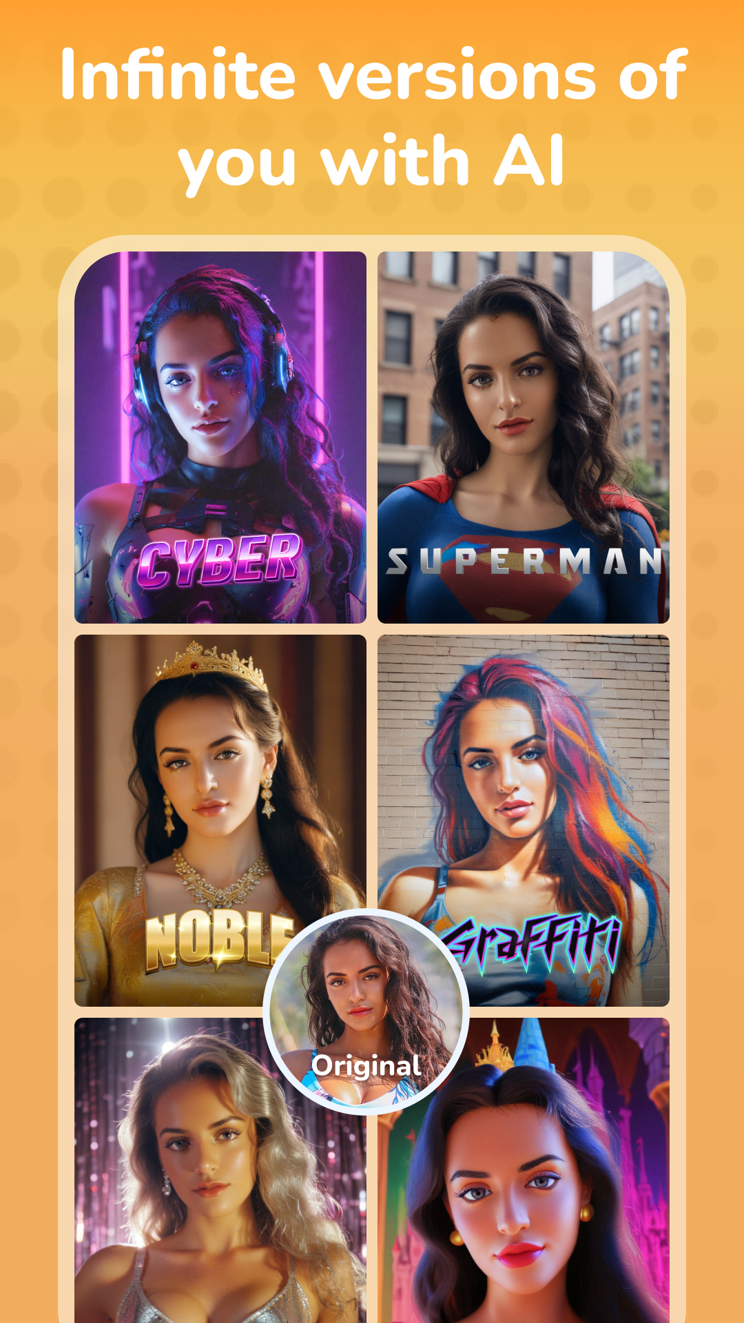 اسکرین شات 8 برنامه Dressup: AI photo Editor & Art