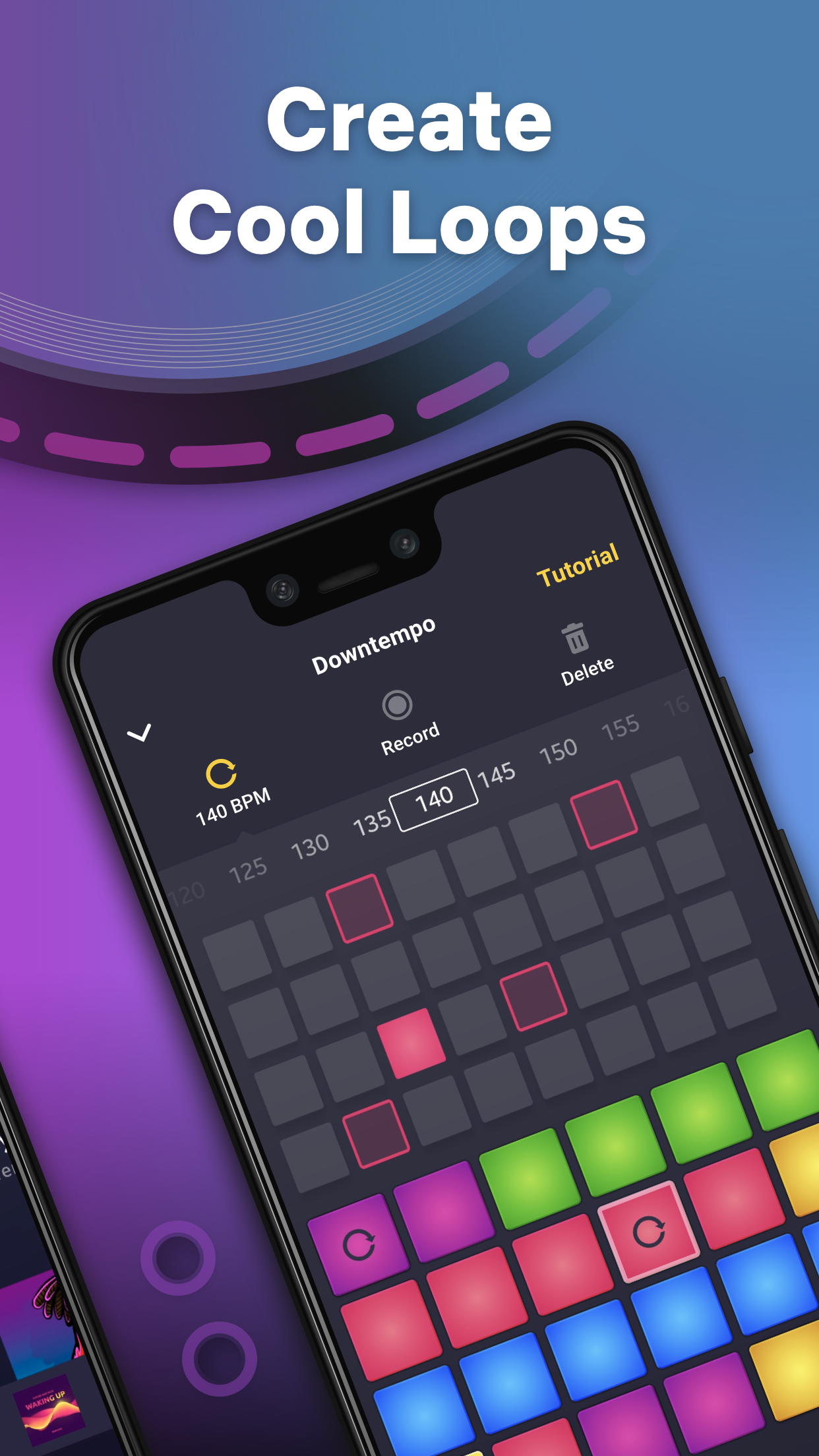 اسکرین شات 3 برنامه Drum Pad Machine - beat maker