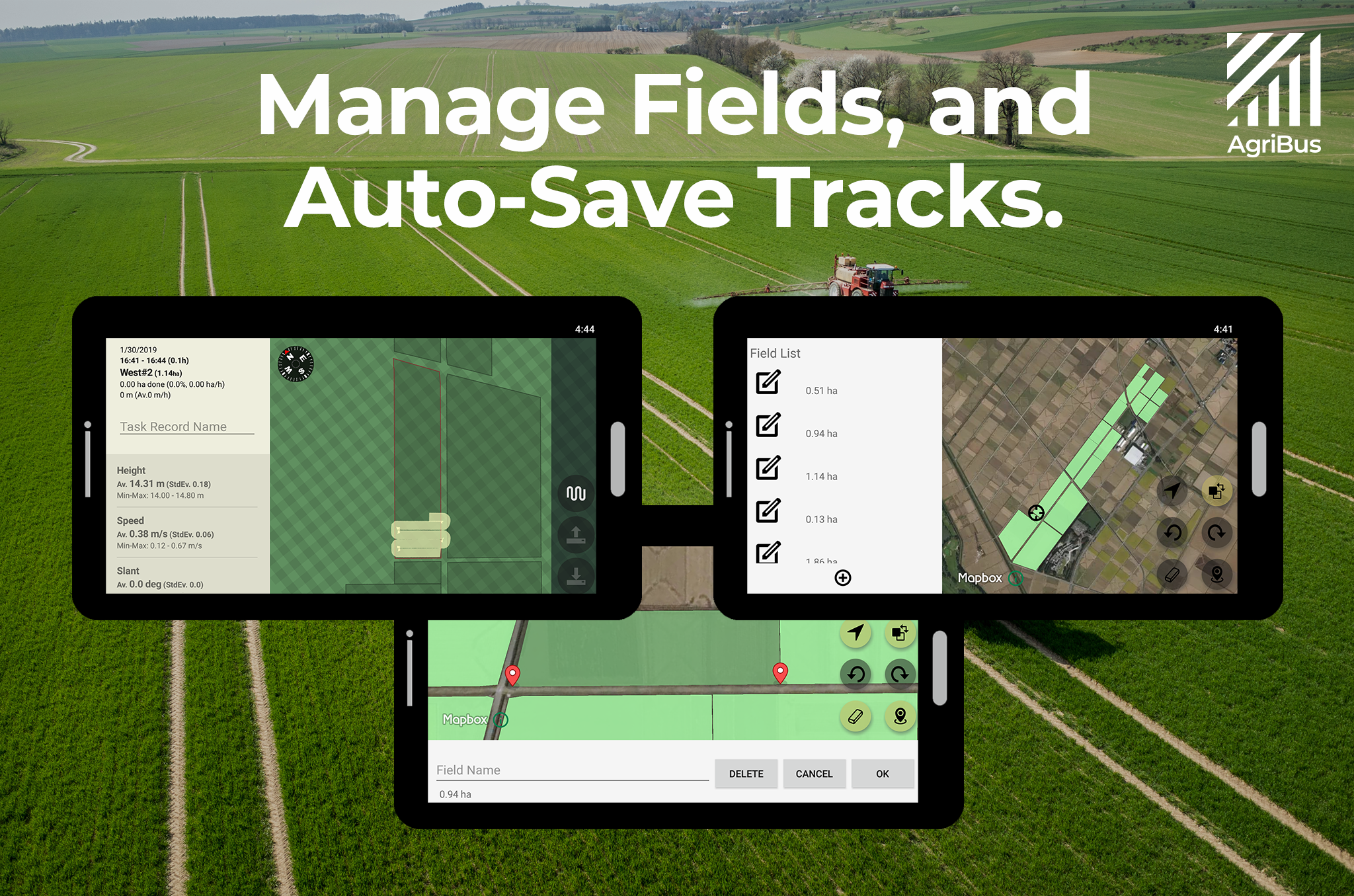 اسکرین شات 4 برنامه AgriBus: GPS farming navigator