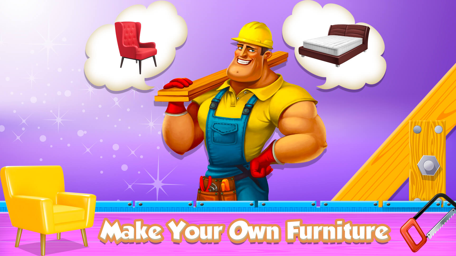 اسکرین شات 4 بازی Build Furniture Wood Simulator