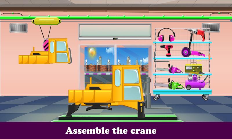 اسکرین شات 1 بازی Construction Crane Build Game
