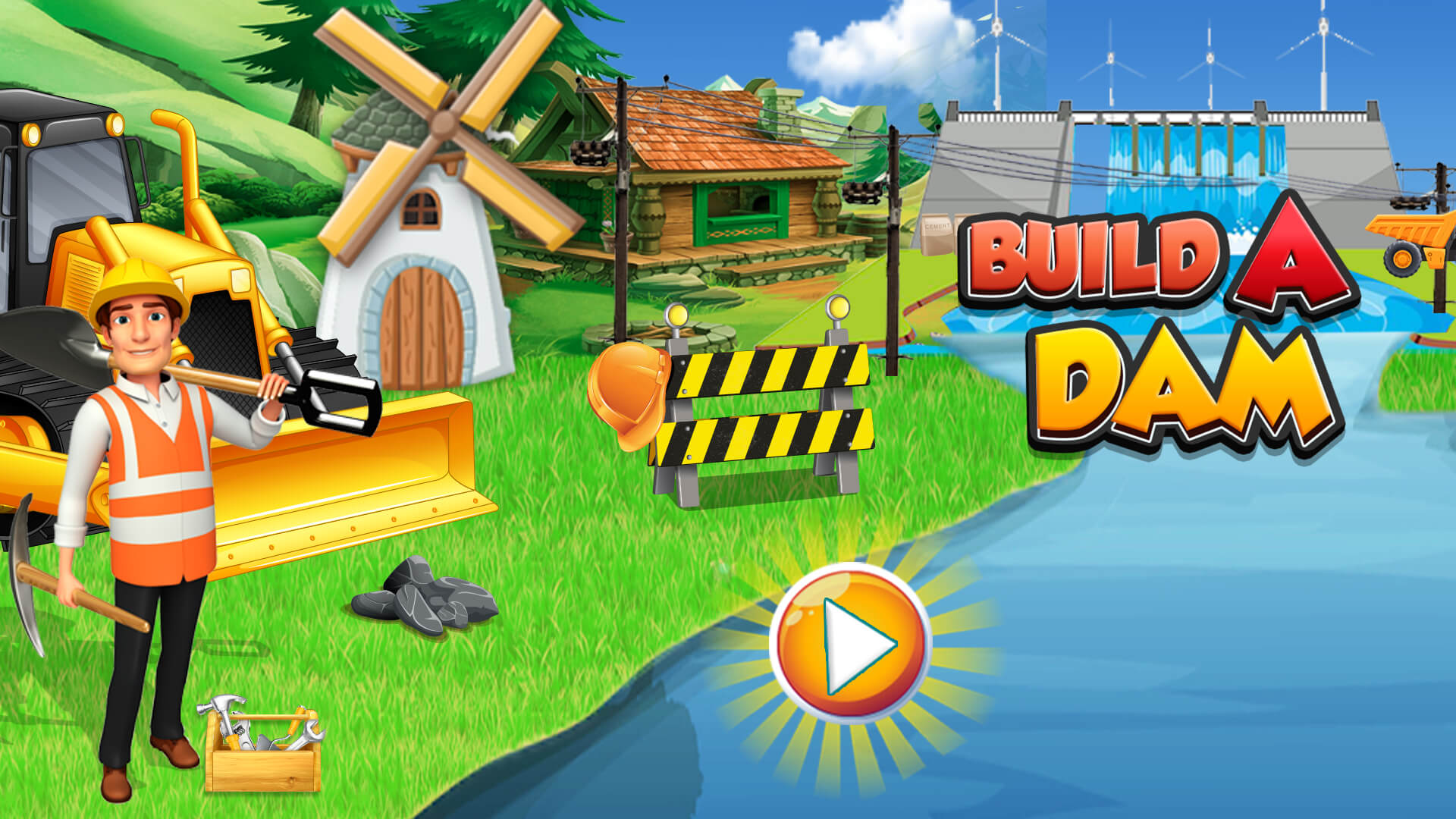 اسکرین شات 4 بازی Build Dam Simulator City Game