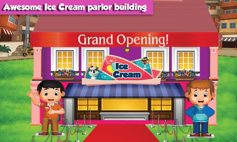 اسکرین شات 4 بازی Ice Cream Cone Shop Builder