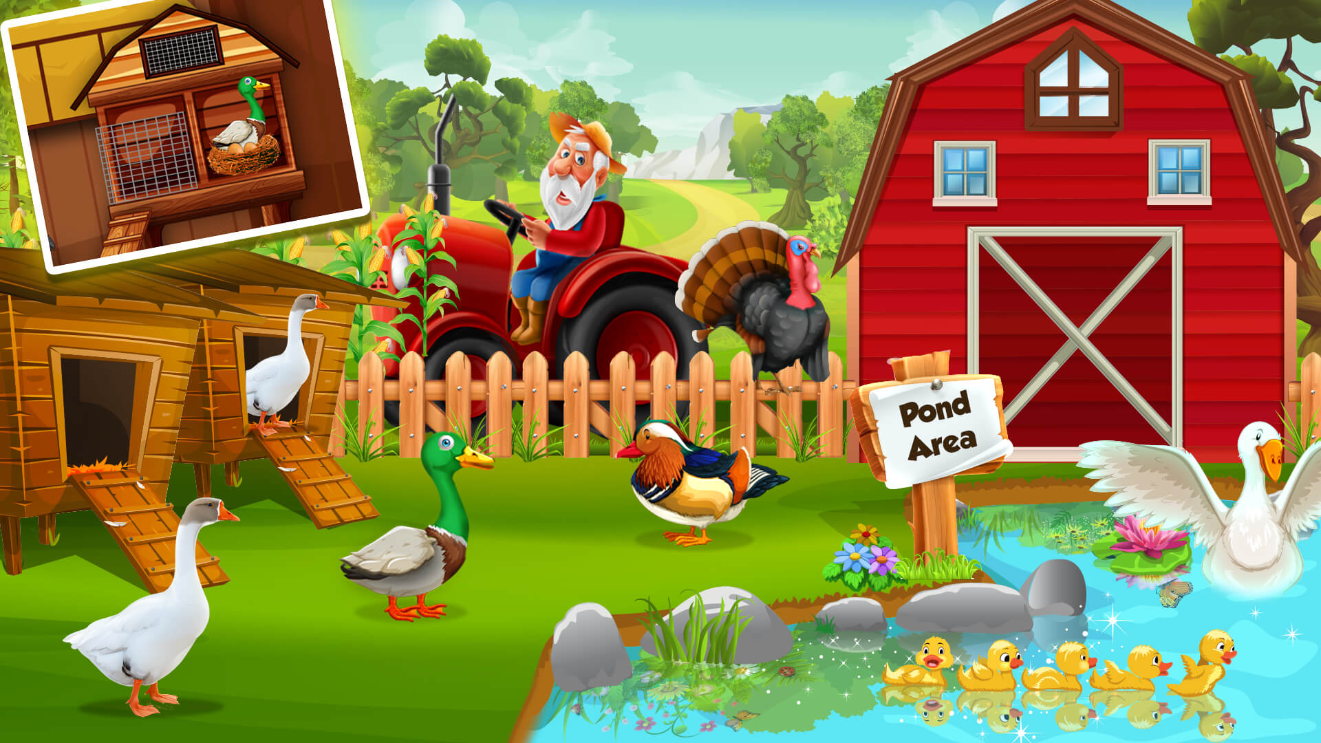 اسکرین شات 2 بازی Duck Farm Eggs Chicken Poultry