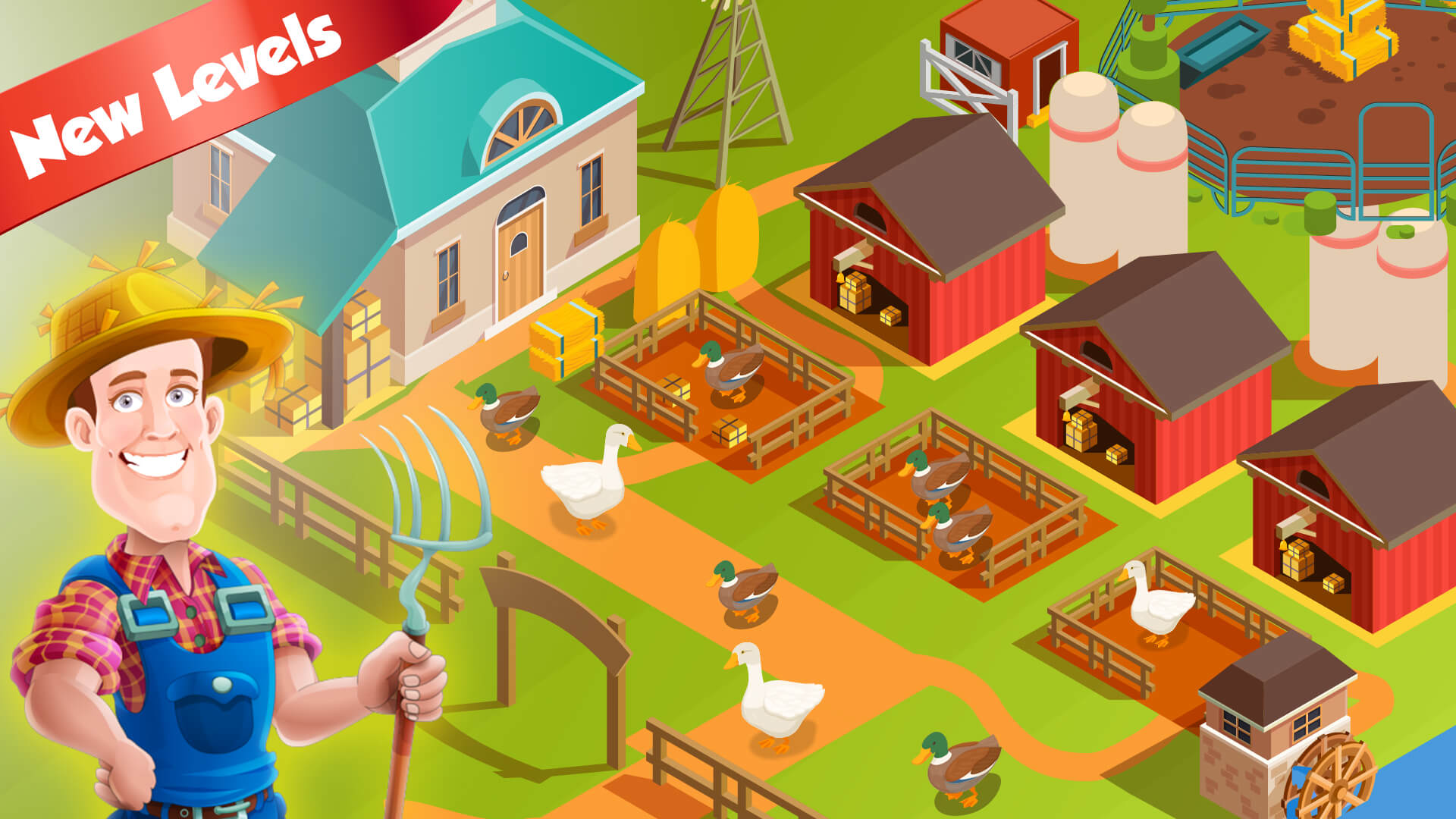 اسکرین شات 1 بازی Duck Farm Eggs Chicken Poultry