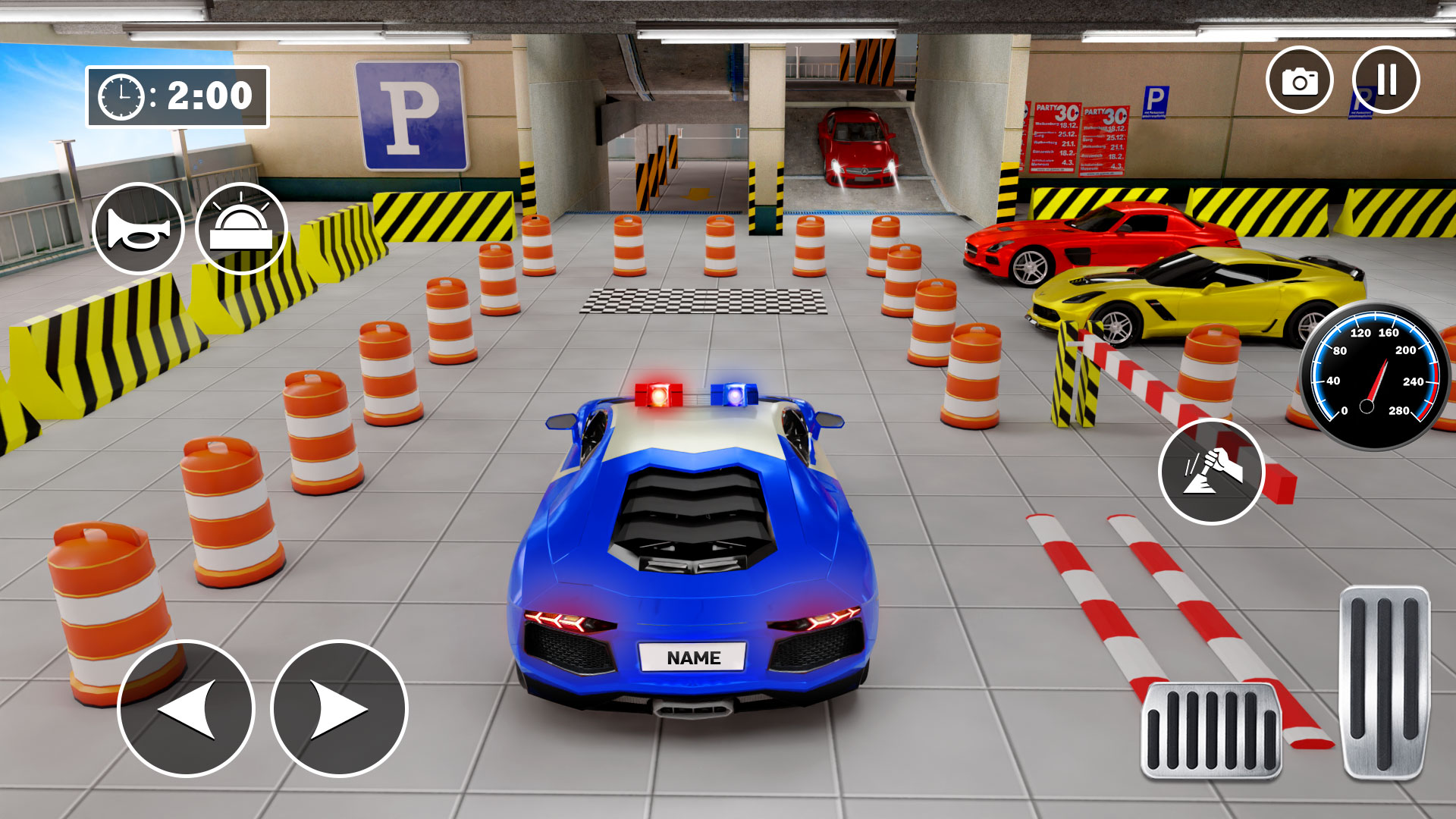 اسکرین شات 6 برنامه Multi Level Police Car Parking