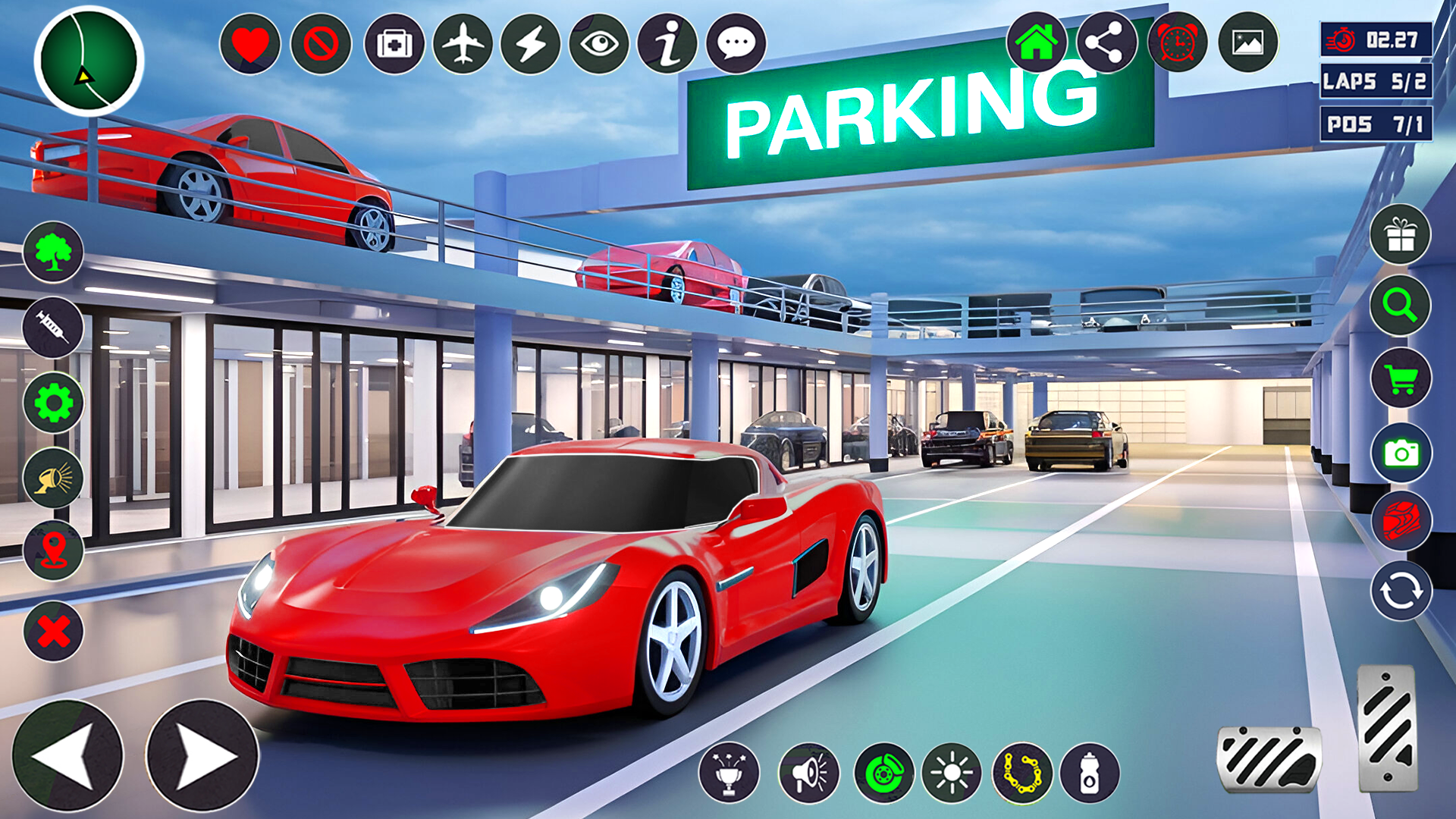 اسکرین شات 2 برنامه Multi Level Police Car Parking