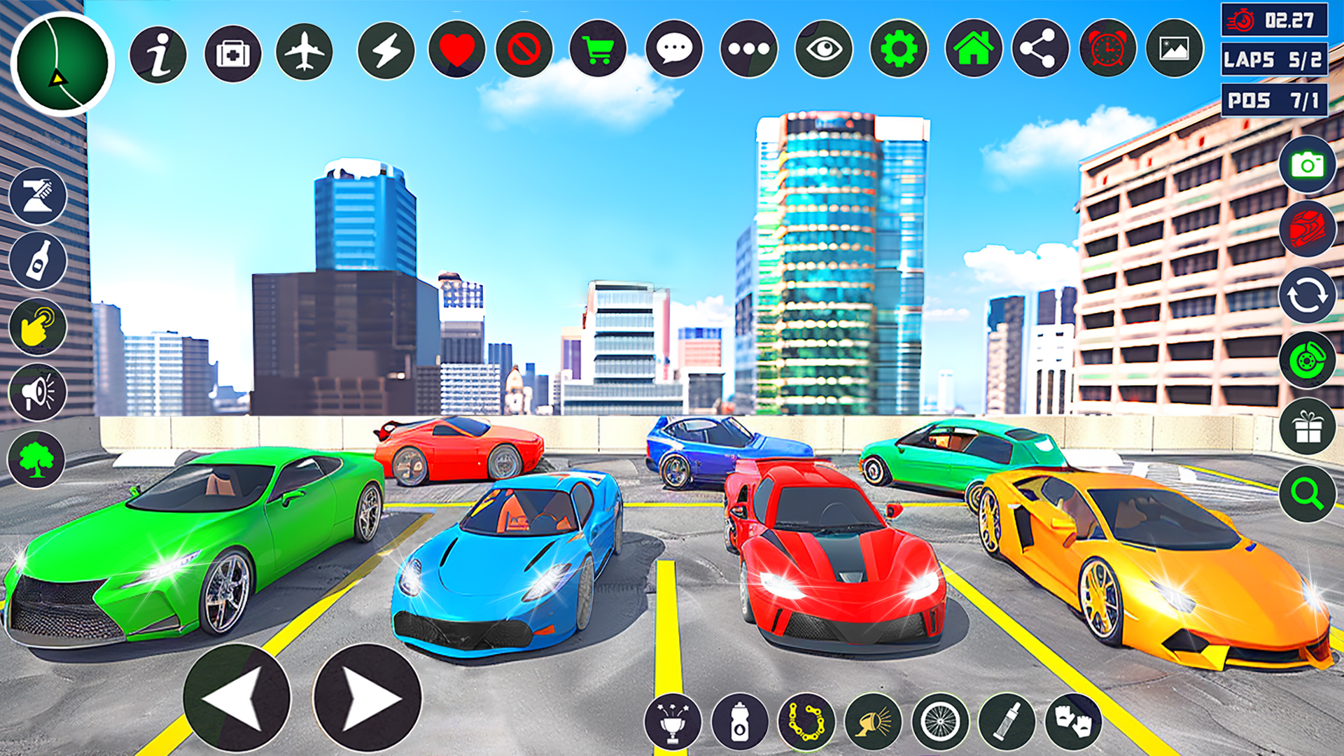 اسکرین شات 5 برنامه Multi Level Police Car Parking