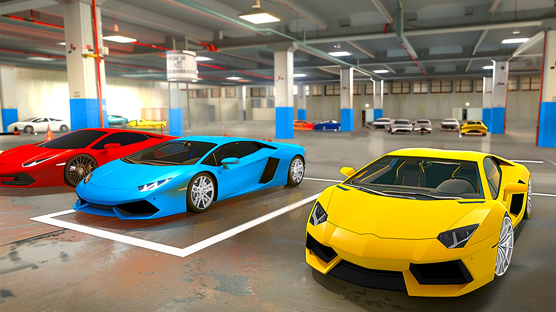 اسکرین شات 1 برنامه Multi Level Police Car Parking