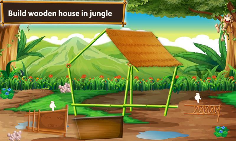 اسکرین شات 4 بازی Jungle Farm House Builder