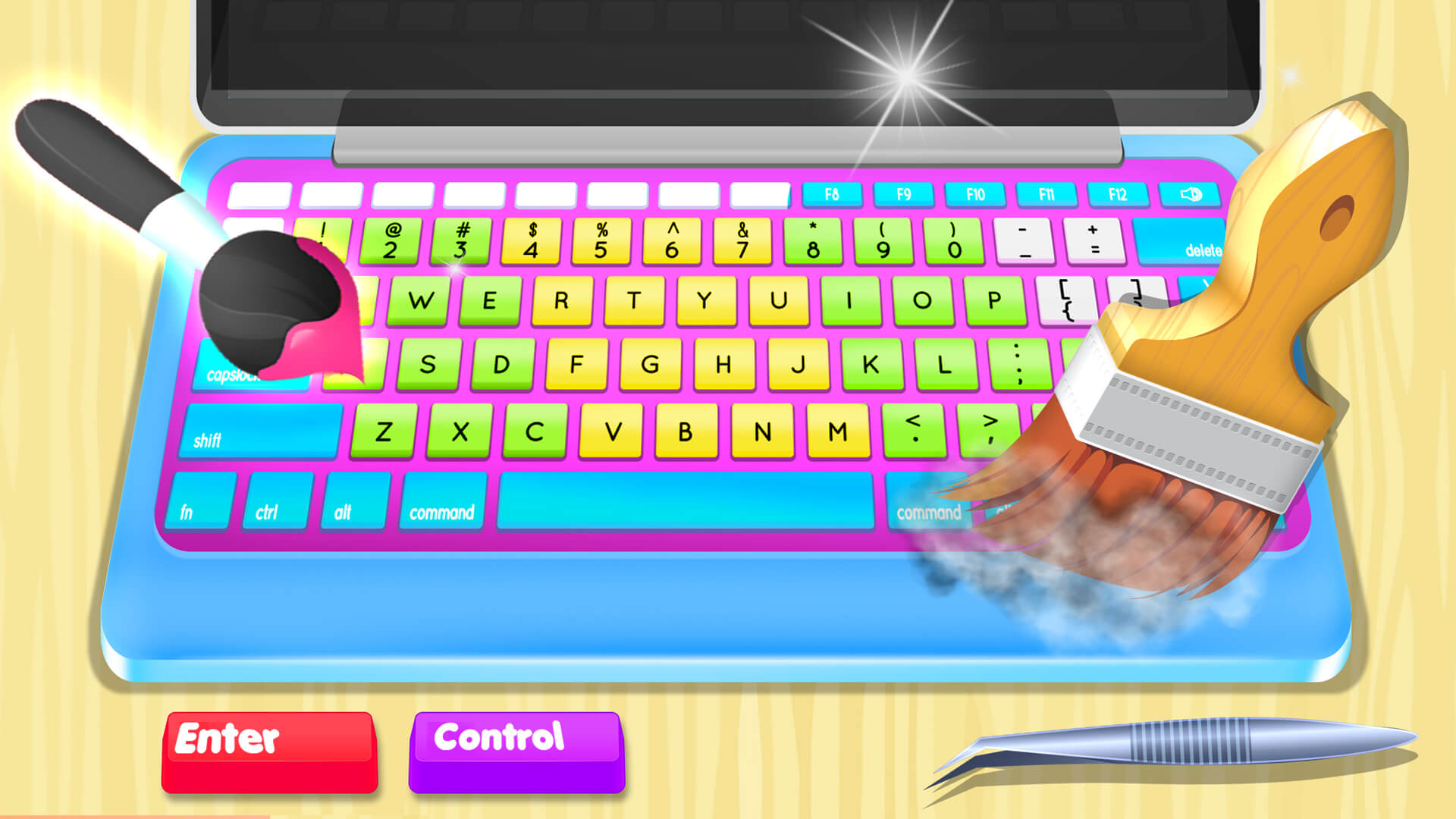 اسکرین شات 4 بازی DIY Laptop Repair Shop Game
