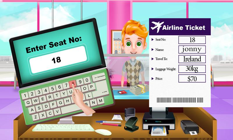 اسکرین شات 2 بازی Summer Vacation Airport Trip