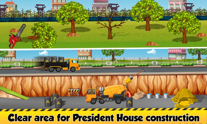 اسکرین شات 4 بازی US President House Builder Sim