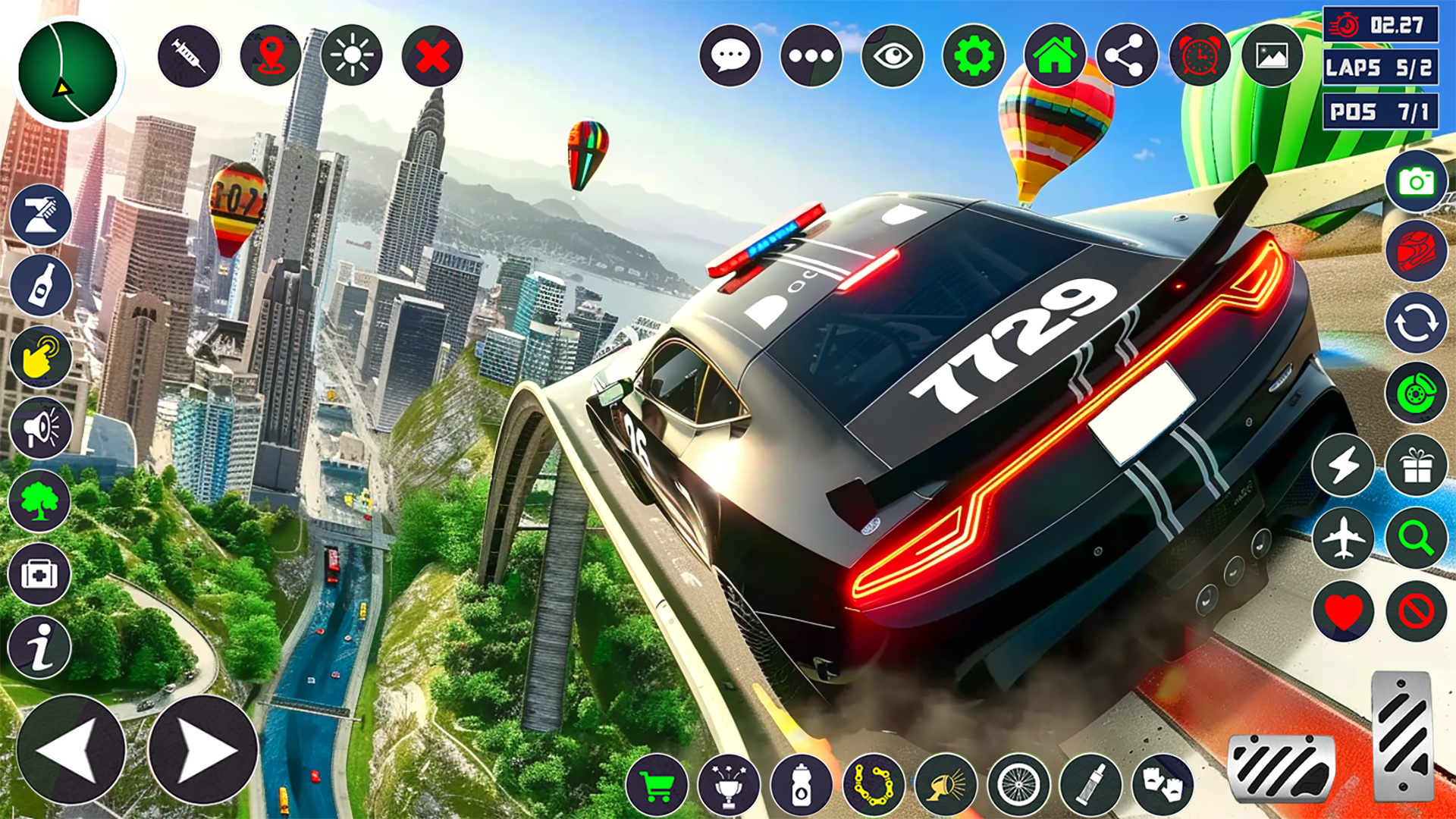 اسکرین شات 3 برنامه Ramp Car game Stunts: Racing