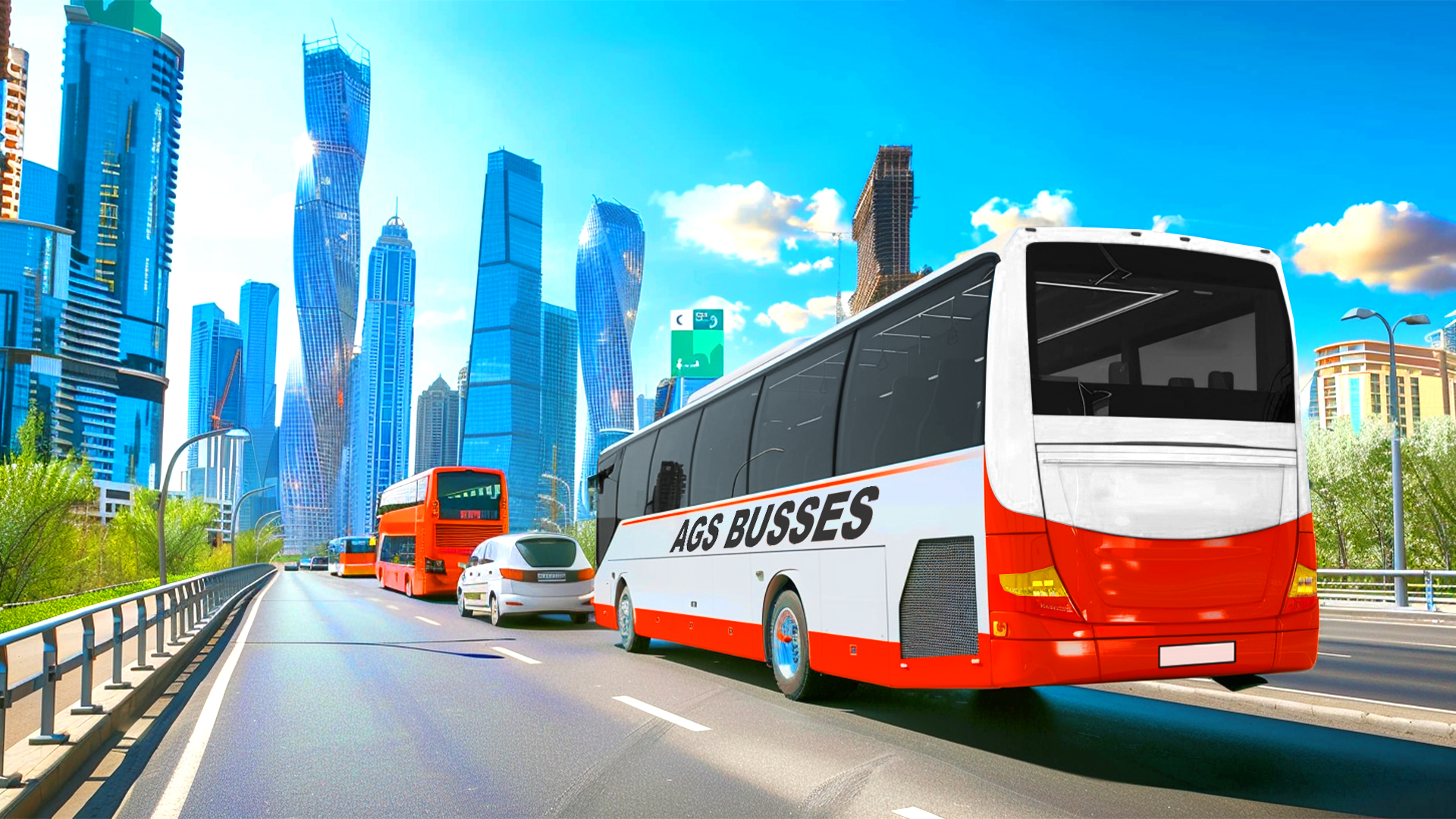 اسکرین شات 5 برنامه Real Bus simulator 3d game