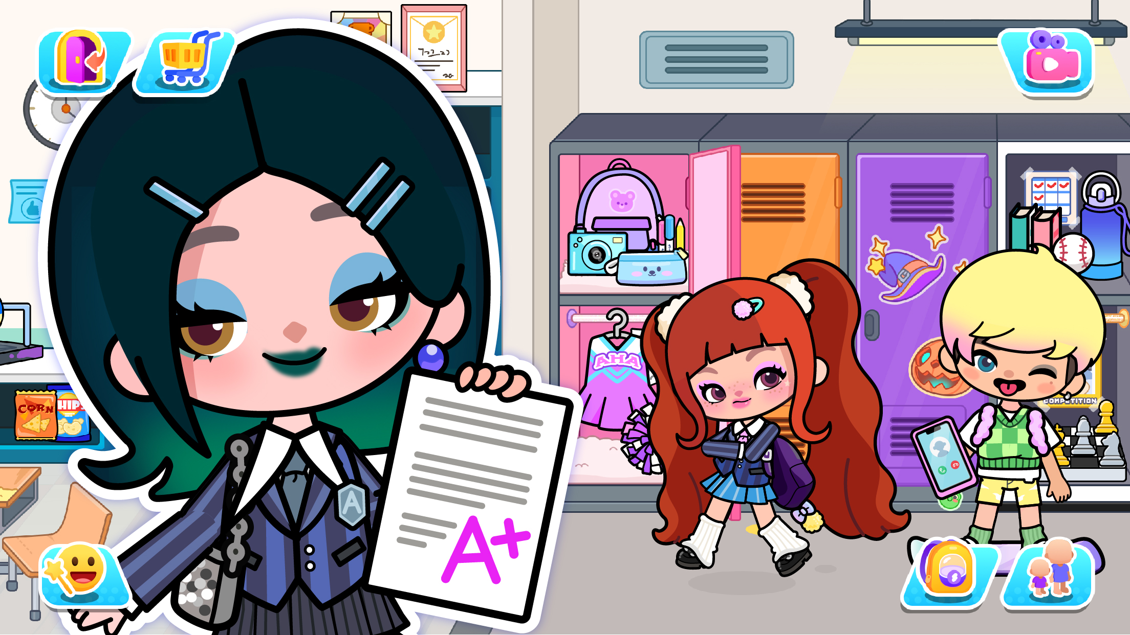 اسکرین شات 5 بازی Aha World: Doll Dress-Up Game
