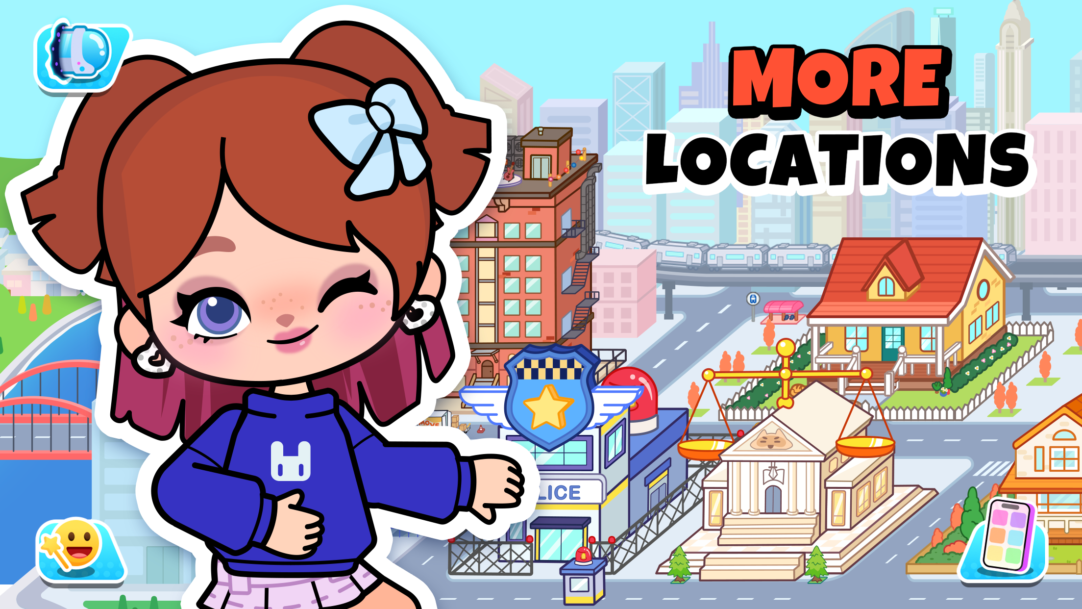 اسکرین شات 1 بازی Aha World: Doll Dress-Up Game