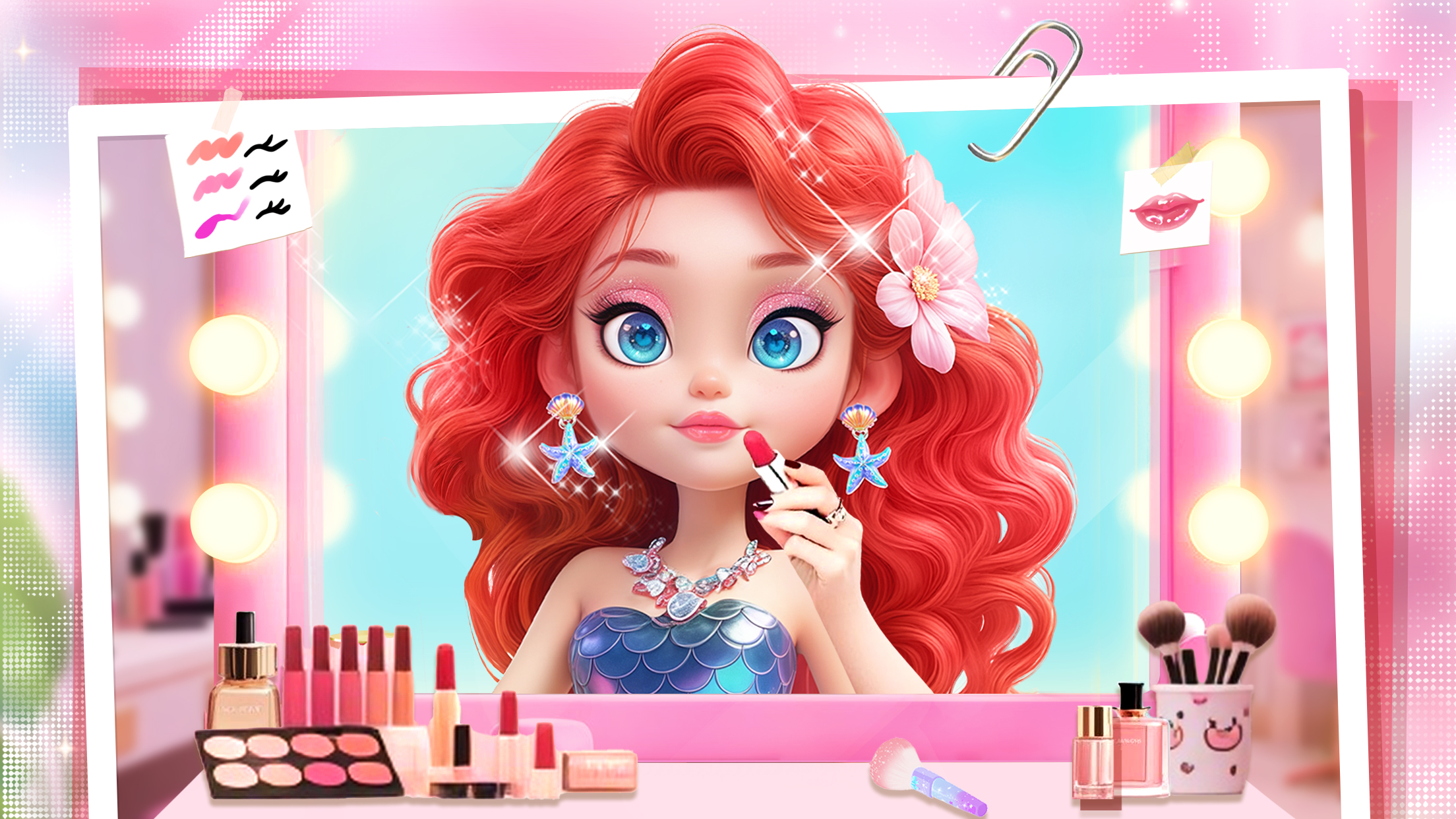 اسکرین شات 1 بازی Aha Makeover-Beauty Salon Game