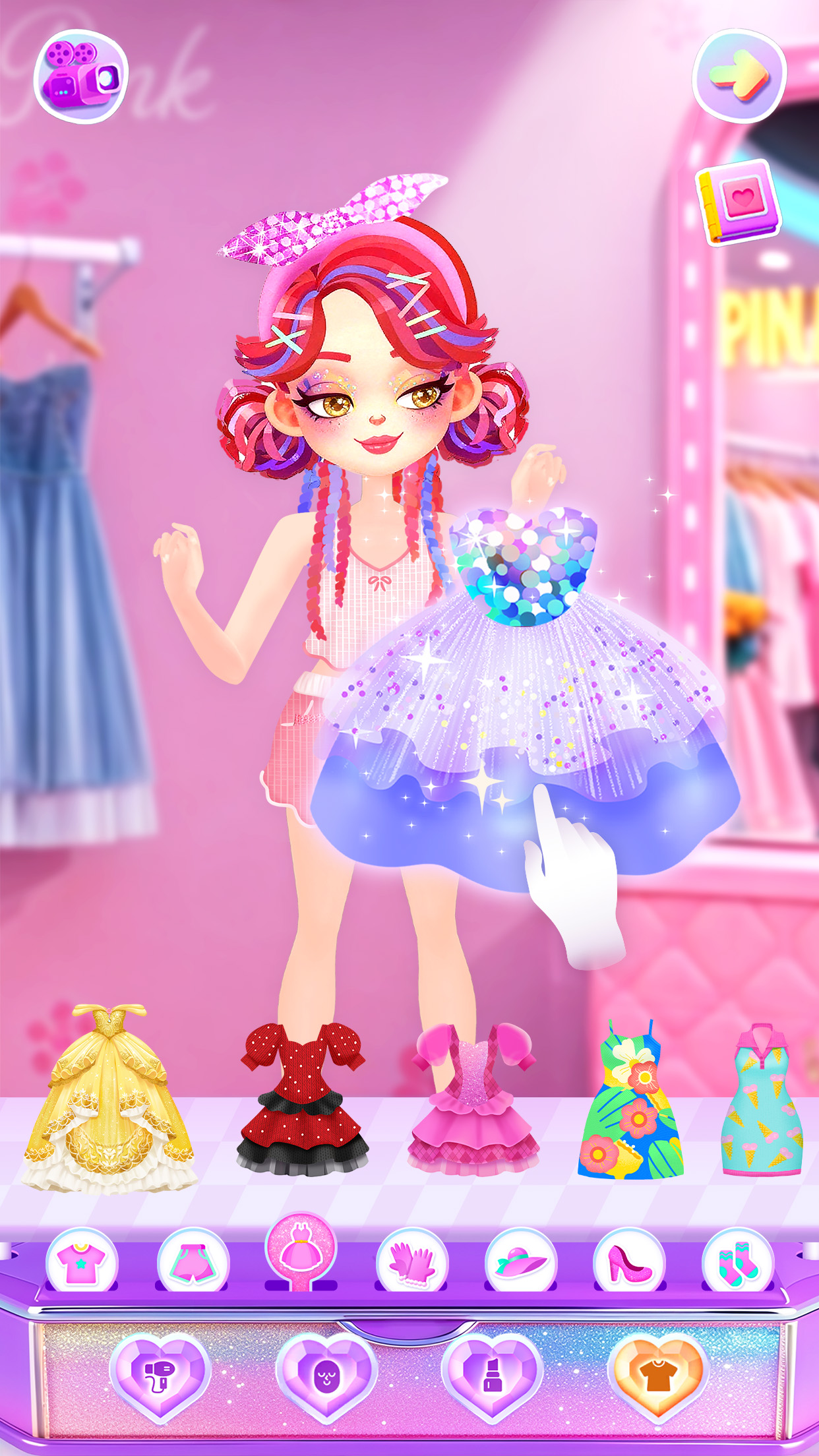 اسکرین شات 4 بازی Aha Makeover-Beauty Salon Game