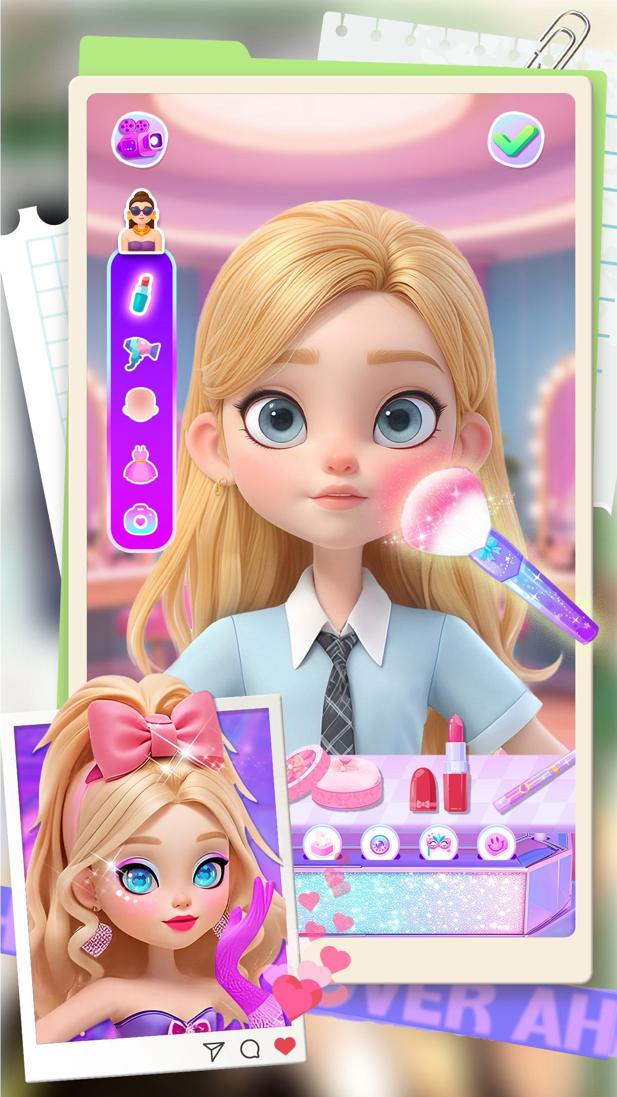 اسکرین شات 4 بازی Aha Makeover-Beauty Salon Game