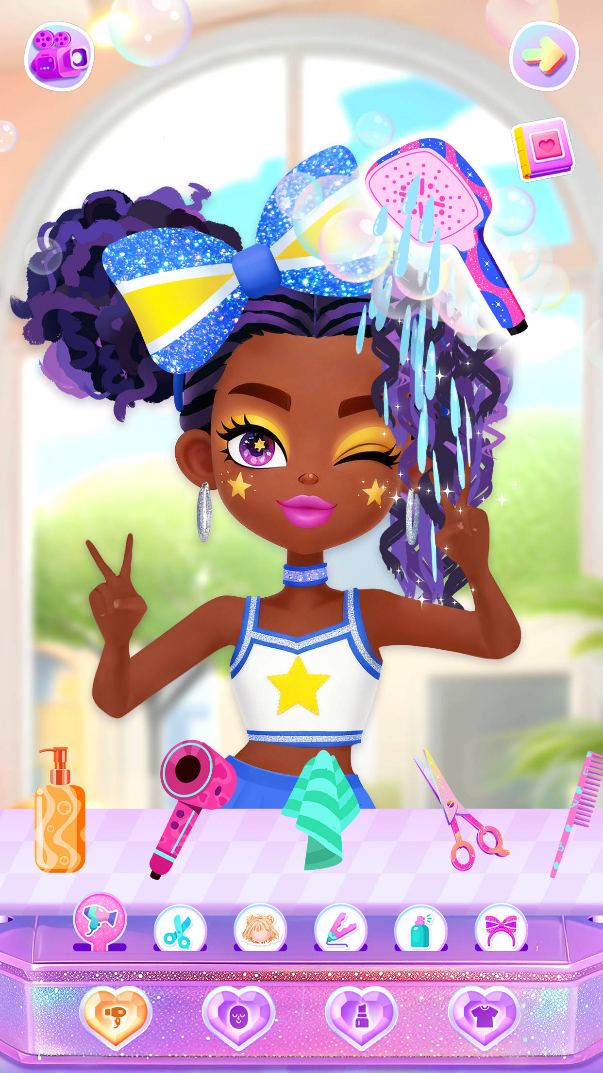 اسکرین شات 1 بازی Aha Makeover-Beauty Salon Game