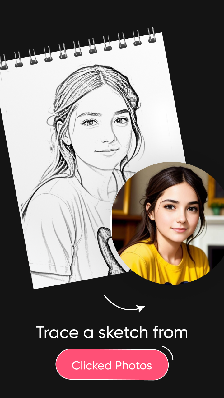 اسکرین شات 5 برنامه AR Drawing : Sketch & Trace
