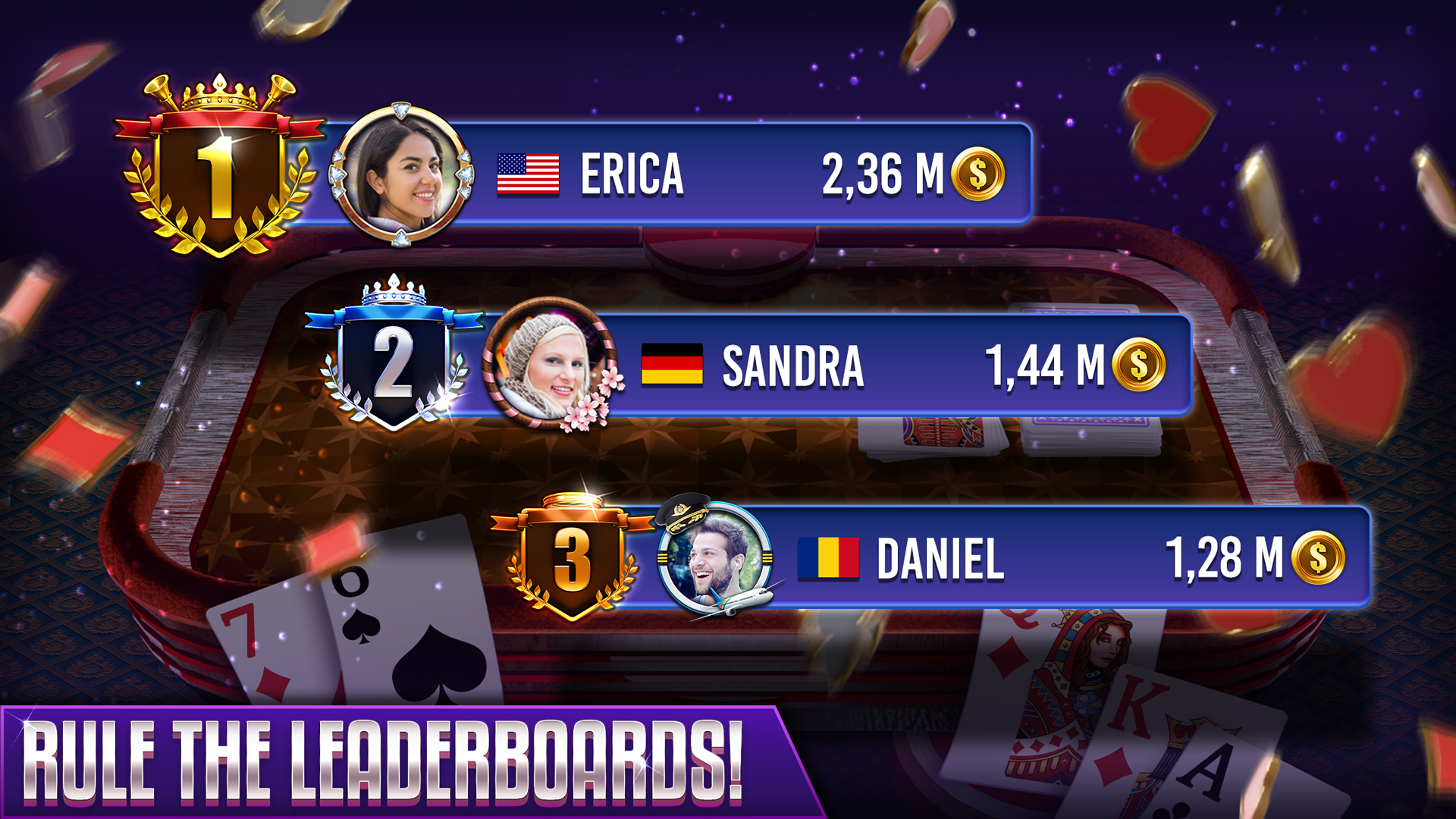 اسکرین شات 6 بازی Gin Rummy Legends
