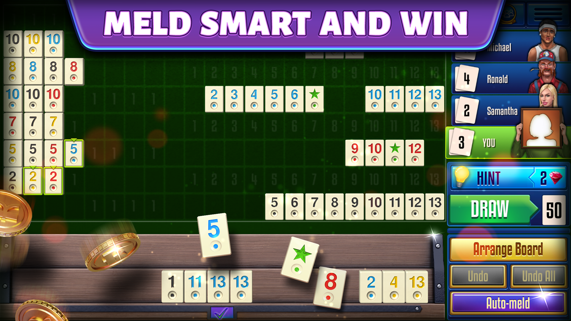 اسکرین شات 1 بازی Rummy Club