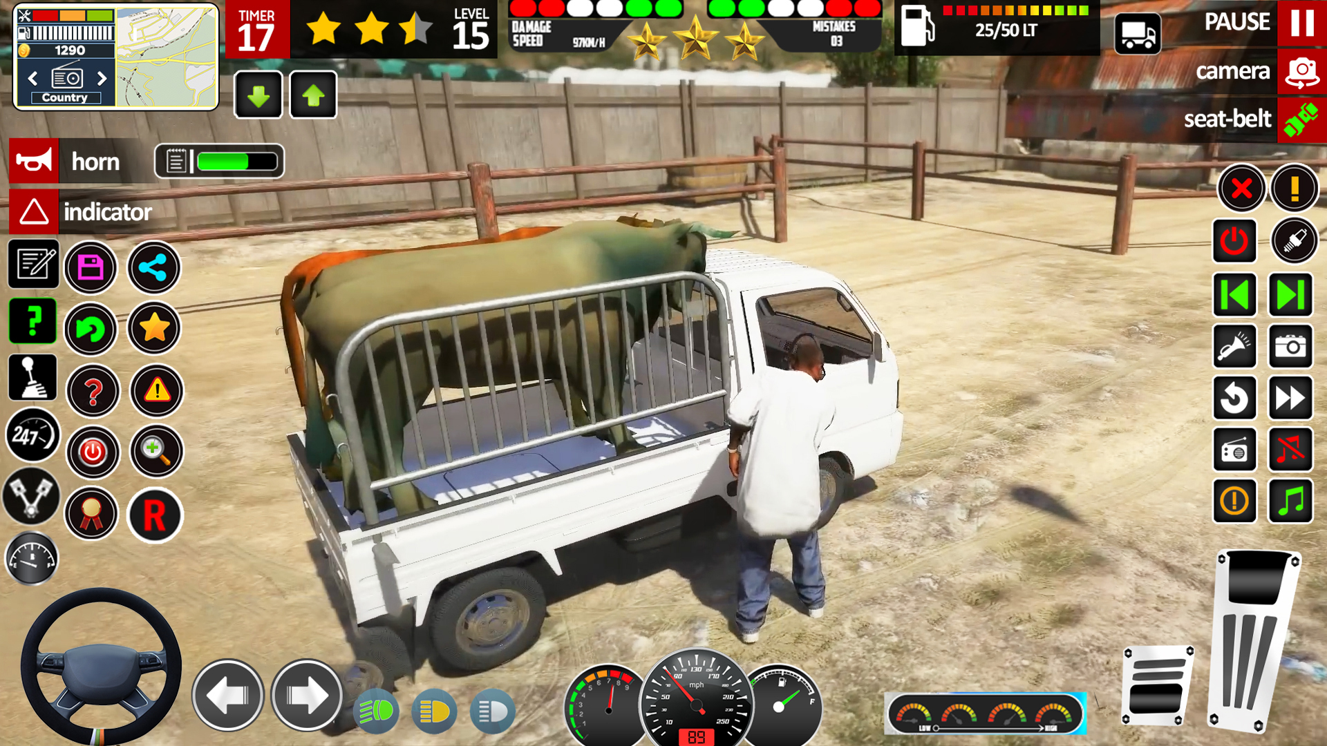 اسکرین شات 3 بازی Cargo Animal Truck Games 2024