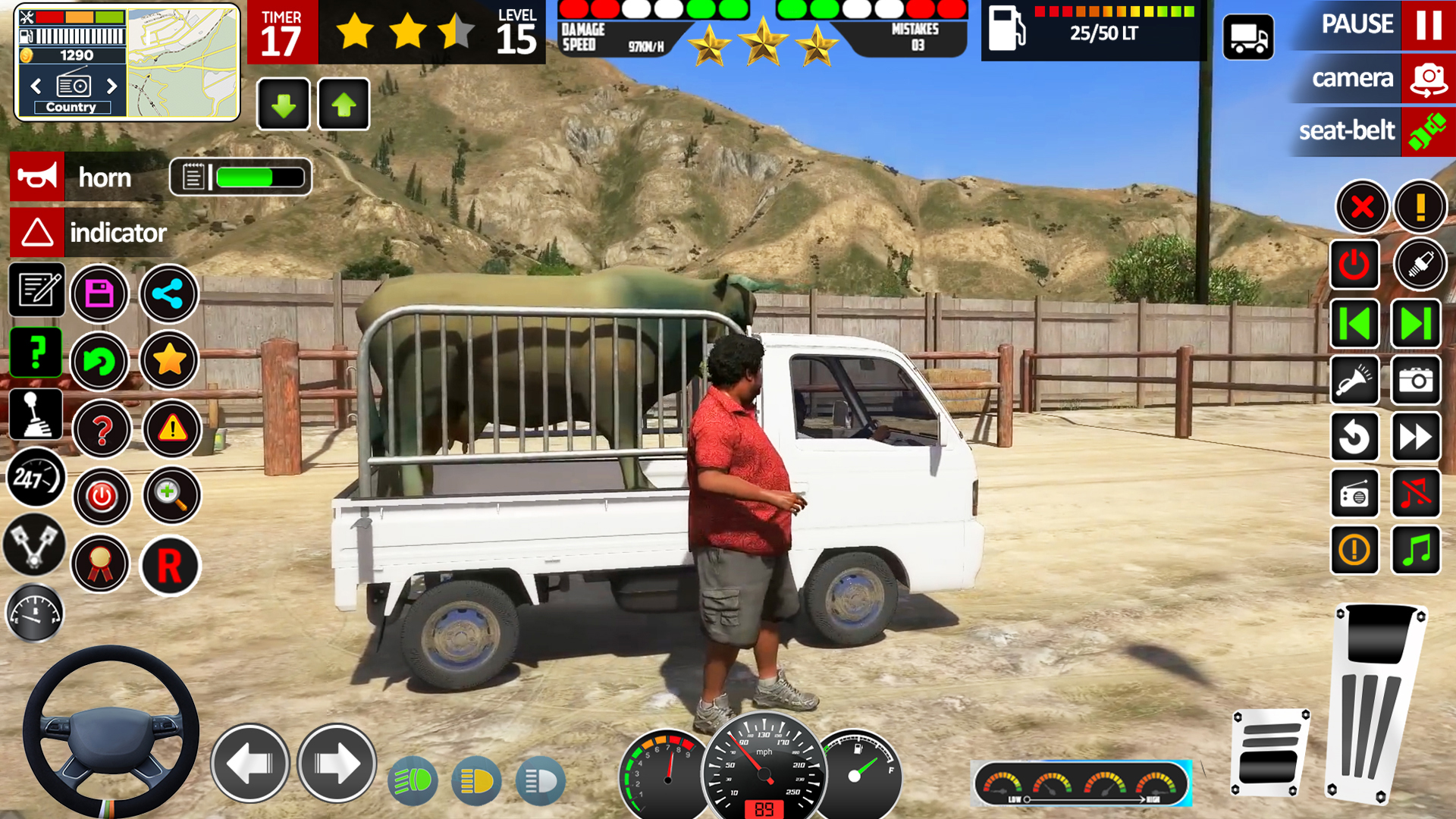 اسکرین شات 2 بازی Cargo Animal Truck Games 2024