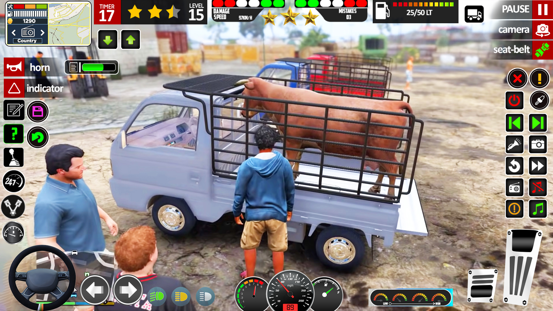 اسکرین شات 5 بازی Cargo Animal Truck Games 2024