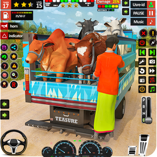 اسکرین شات 1 بازی Cargo Animal Truck Games 2024