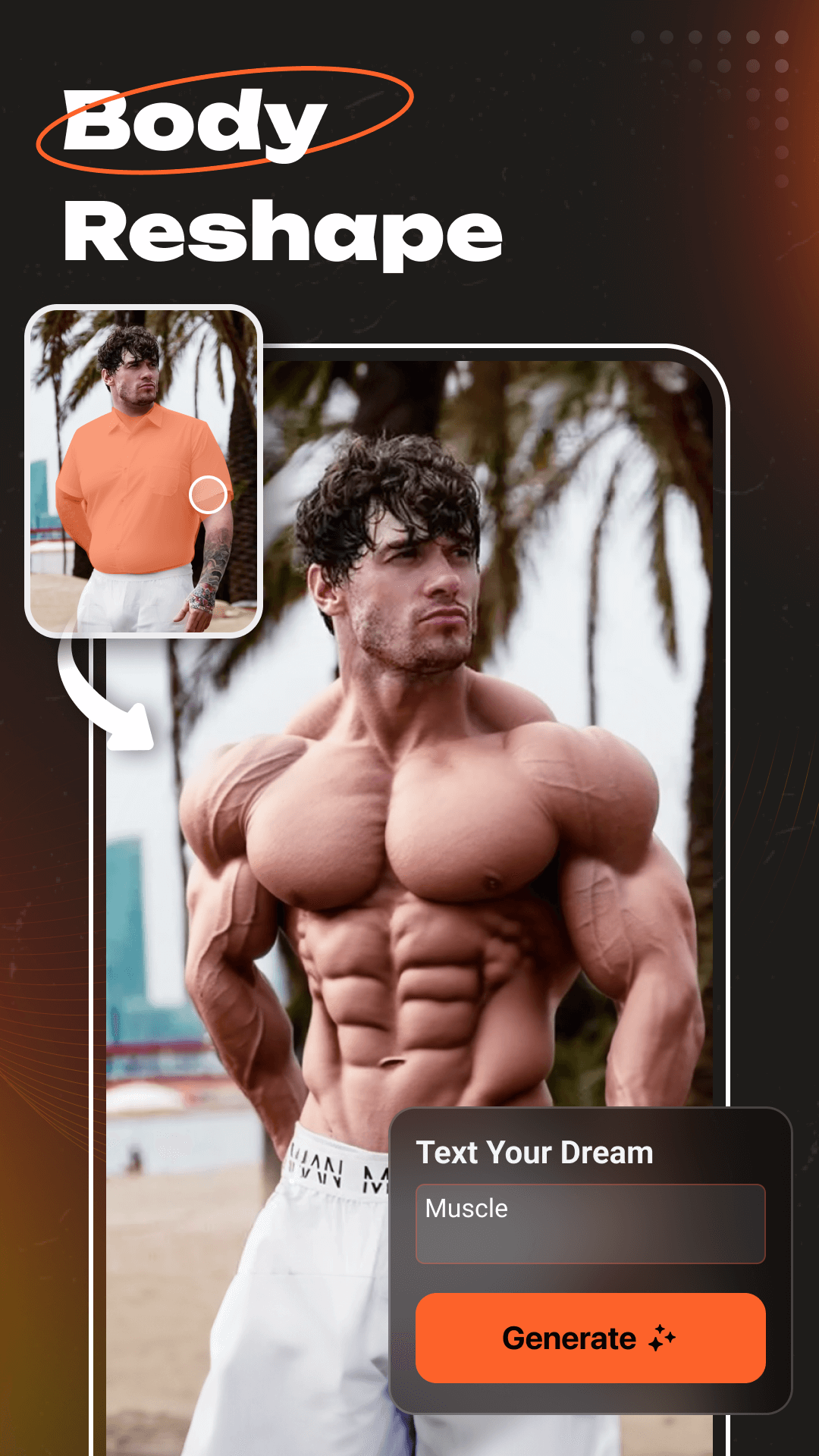 اسکرین شات 1 برنامه ArtiFace - AI Art Photo Editor