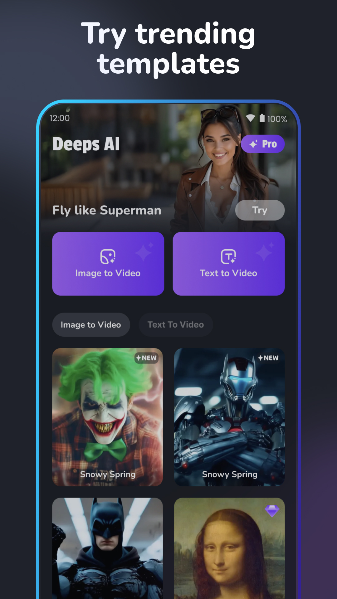 اسکرین شات 4 برنامه DeepS AI Face Video Editor