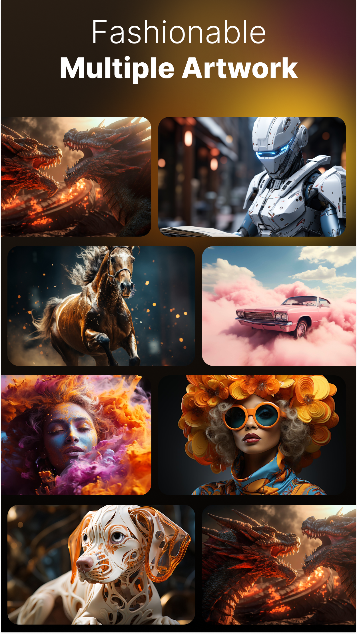 اسکرین شات 6 برنامه AI Magic - AI Image Generator