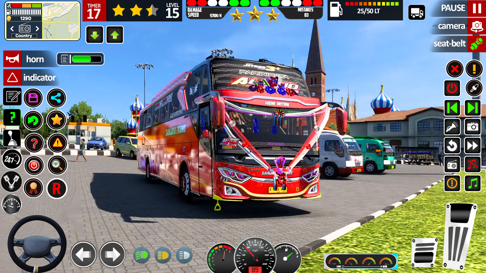اسکرین شات 8 بازی City Bus Game 3D Offroad Bus